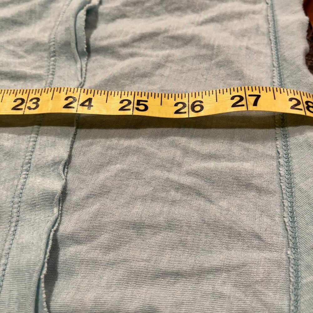 Johnny Was Amaris Everyday Embroidered Short-Sleeve Tee, Light Blue, size XL - Picture 12 of 12
